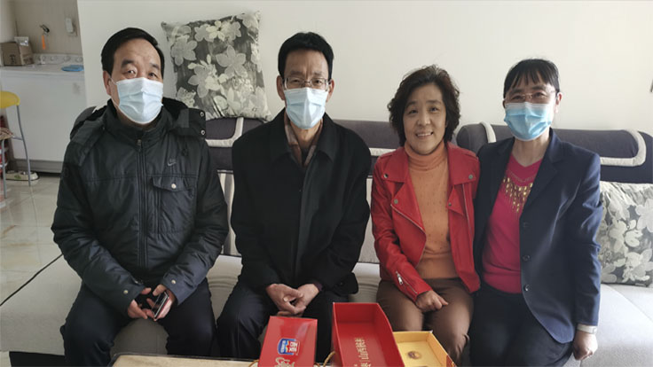 太原市第七人民医院慰问援鄂医务人员家属