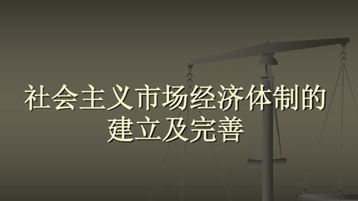 高水平社会主义市场经济体制 这些领域改革应牢牢抓在手